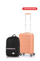 Bundle American Tourister Koper Litevlo Apricot Cabin + Carter Backpack 1 Black